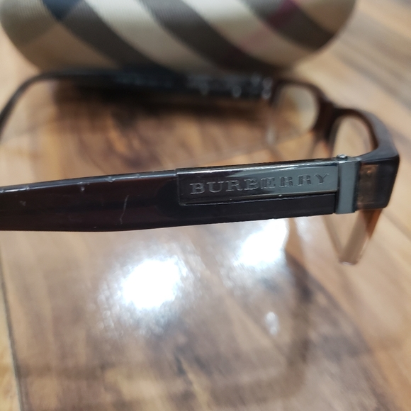 Burberry square Eyeglasses and Case - Picture 2 of 5